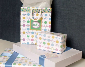 Baby Mubarak Gift Wrap Set