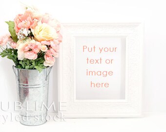 Download Free Styled Stock Photography / Blank Frame / Mockup / Styled Image / Empty Frame / Frame MockUp / Frame Background / StockStyle-749 PSD Template