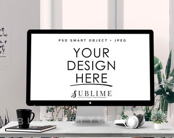 Imac Mockup Etsy