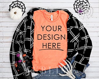 Download Free Bella Canvas Mockup Halloween Mock Up Fall T Shirt Mockup Bella Canvas Unisex Graphic Tee Mockup Outfit Flat Lay Blank Shirt Bc 8 Best Free 2 222 Packaging Mockups PSD Mockup Template