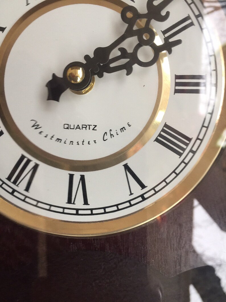 Quartz Westminster Chime Wall Clock Etsy