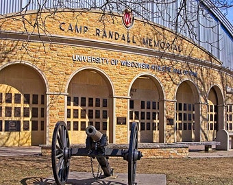 Camp Randall - Madison, Wisconsin 5 color and black &white photograph