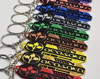 Arasaka Keyring | Gamer Keychain | Cyberpunk 2077 Inspired Gift