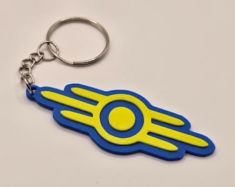 Vault-Tec Inspired Fallout Keychain | Vault Dweller Bag Charm