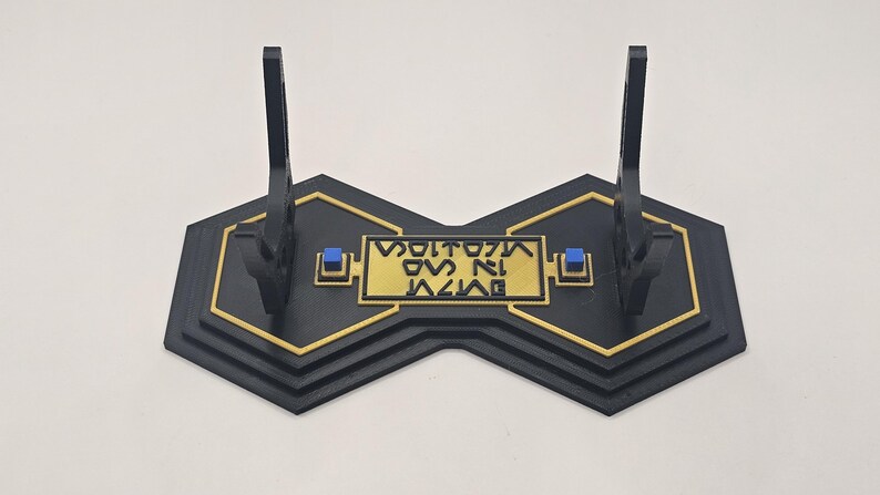 Darth Vader 3D-geprint lichtzwaardgevest - Star Wars-cosplayprop/displaystuk Jedi Stand (Black)