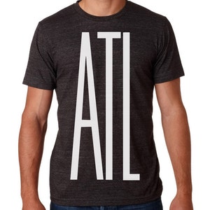 Designer ATL - Atlanta Shirts. Vinyl ATL on Triblend Tee