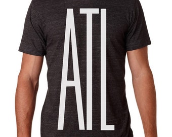 Designer ATL - Atlanta Hemden. Vinyl ATL auf Triblend Tee