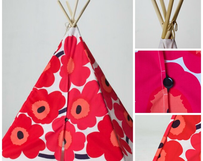 Marimekko Unikko Kids' Teepee large Etsy