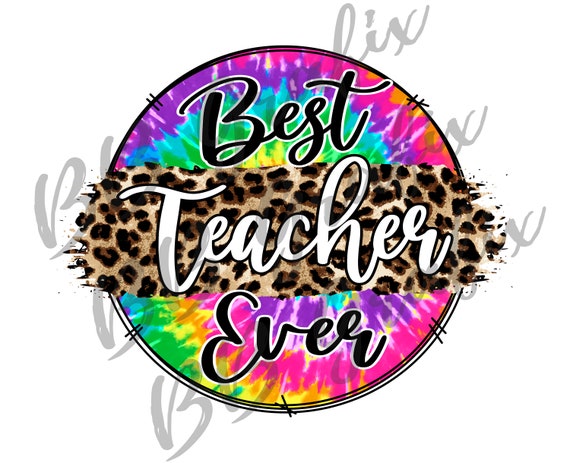 Teacher Stickers, 10 Leopard Print Printable PNG Files, Digital