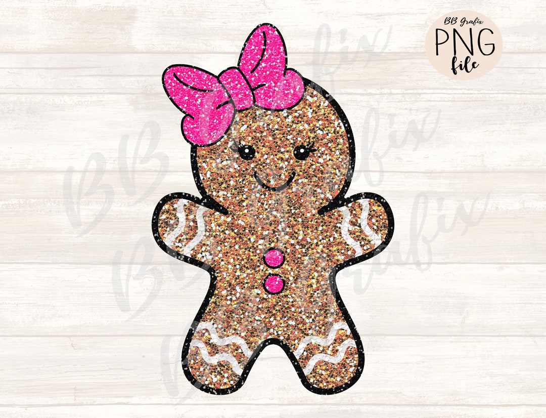 Digital Png File Gingerbread Printable Waterslide Dtf Dtg Iron on ...