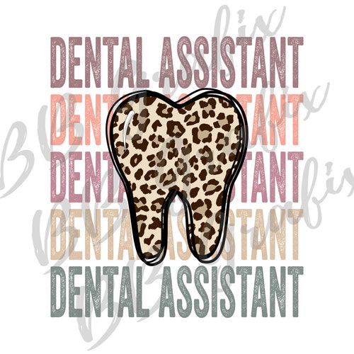 Dental Assistant Png Dentist Sublimation Designs Downloads Etsy