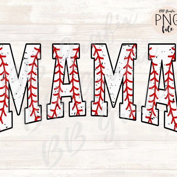 Digital Png File Baseball T-Ball Mama Distressed Printable Clip Art Waterslide Iron On   Sublimation Design INSTANT DOWNLOAD