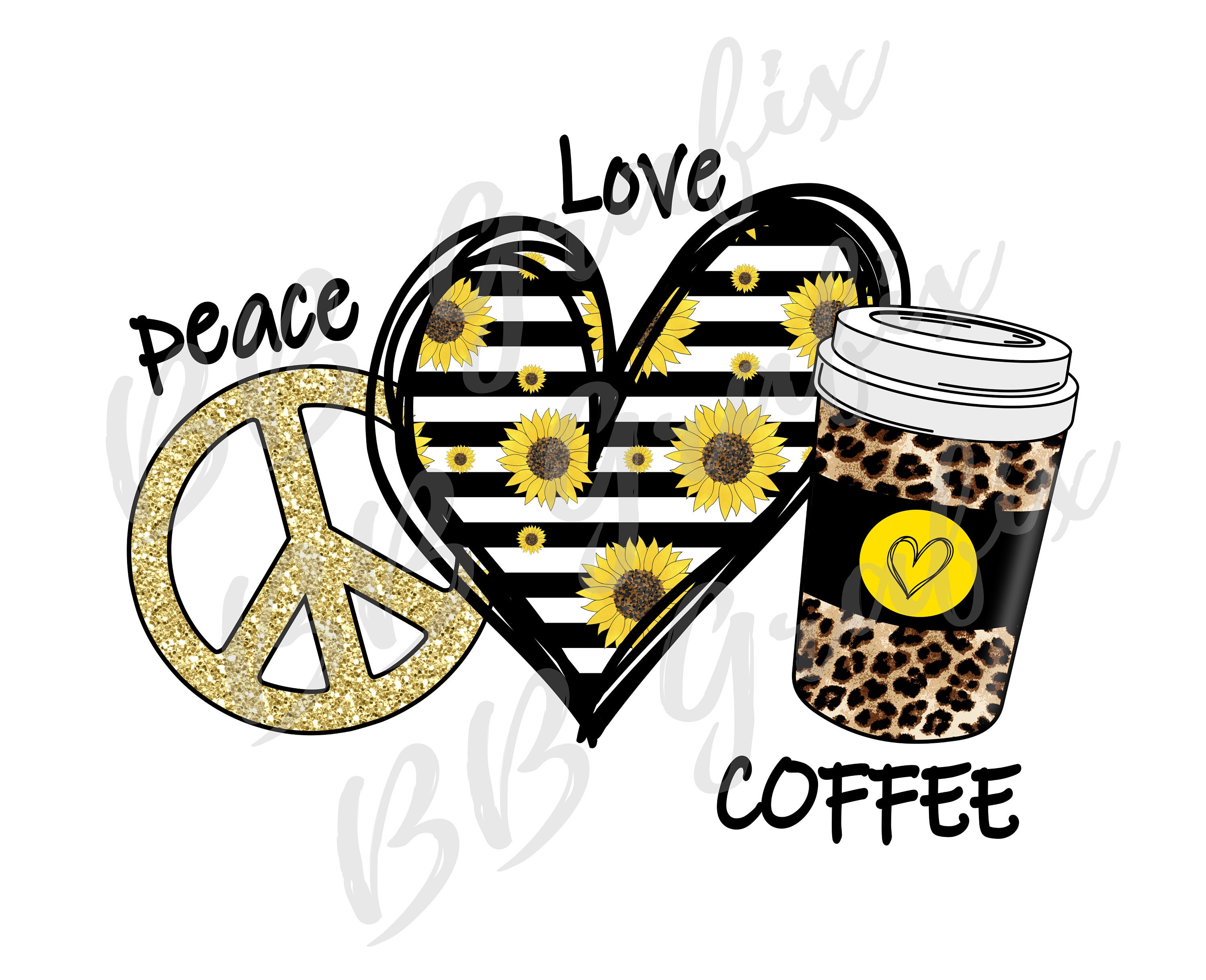 Free Free 296 Peace Love And Coffee Svg SVG PNG EPS DXF File