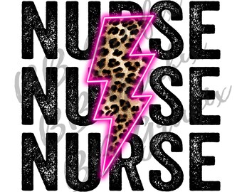 Nurse Neon Design - Etsy