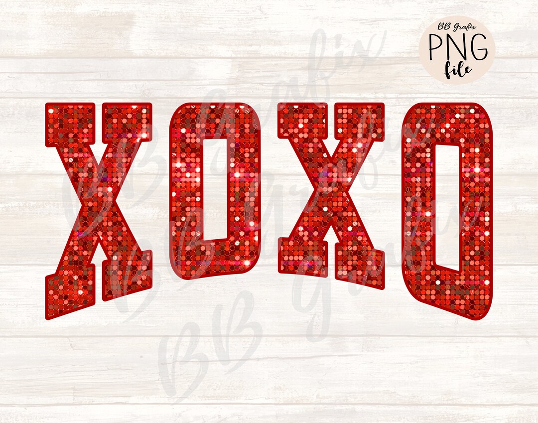 Digital Png File Xoxo Valentine's Day Printable Sticker Sublimation Dtg ...