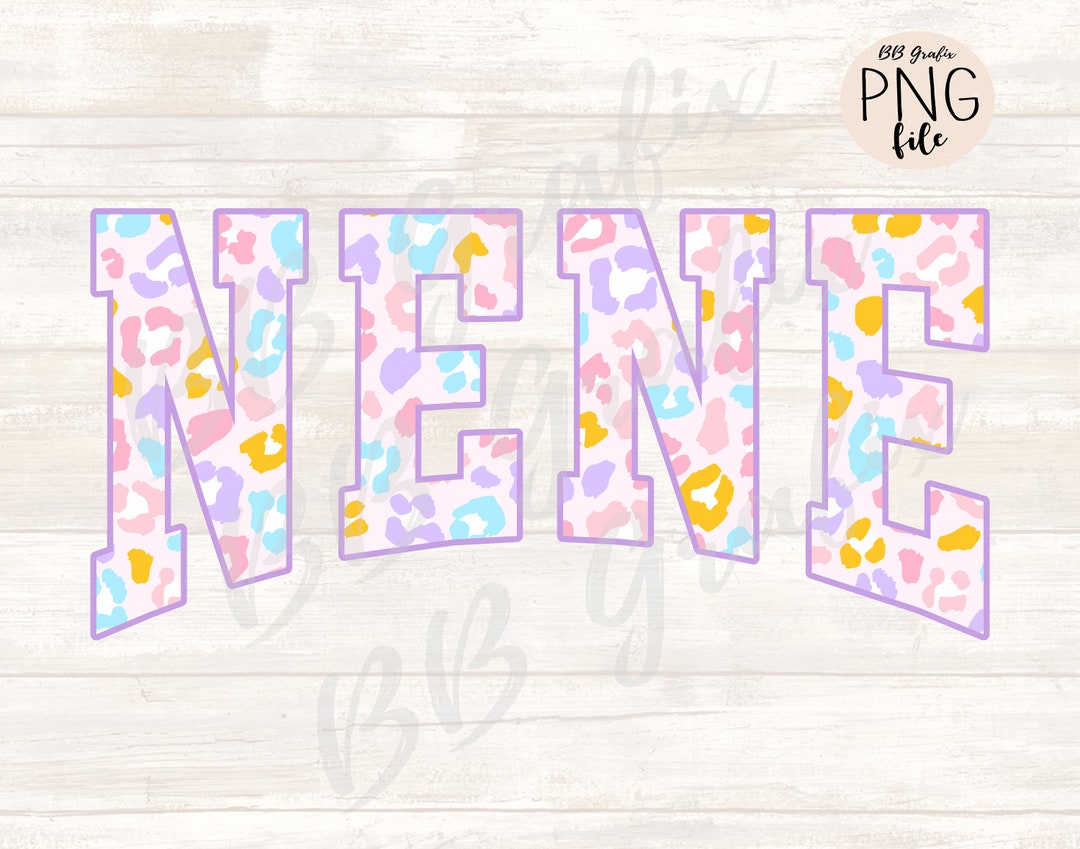 Digital Png File Nene Cheetah Leopard Spring Printable Clip Art ...