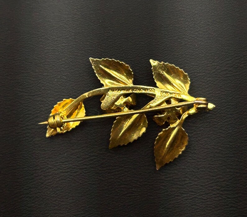 Vintage J. Co. Stamped 12K & 10K Black Hills Gold Pin - Etsy