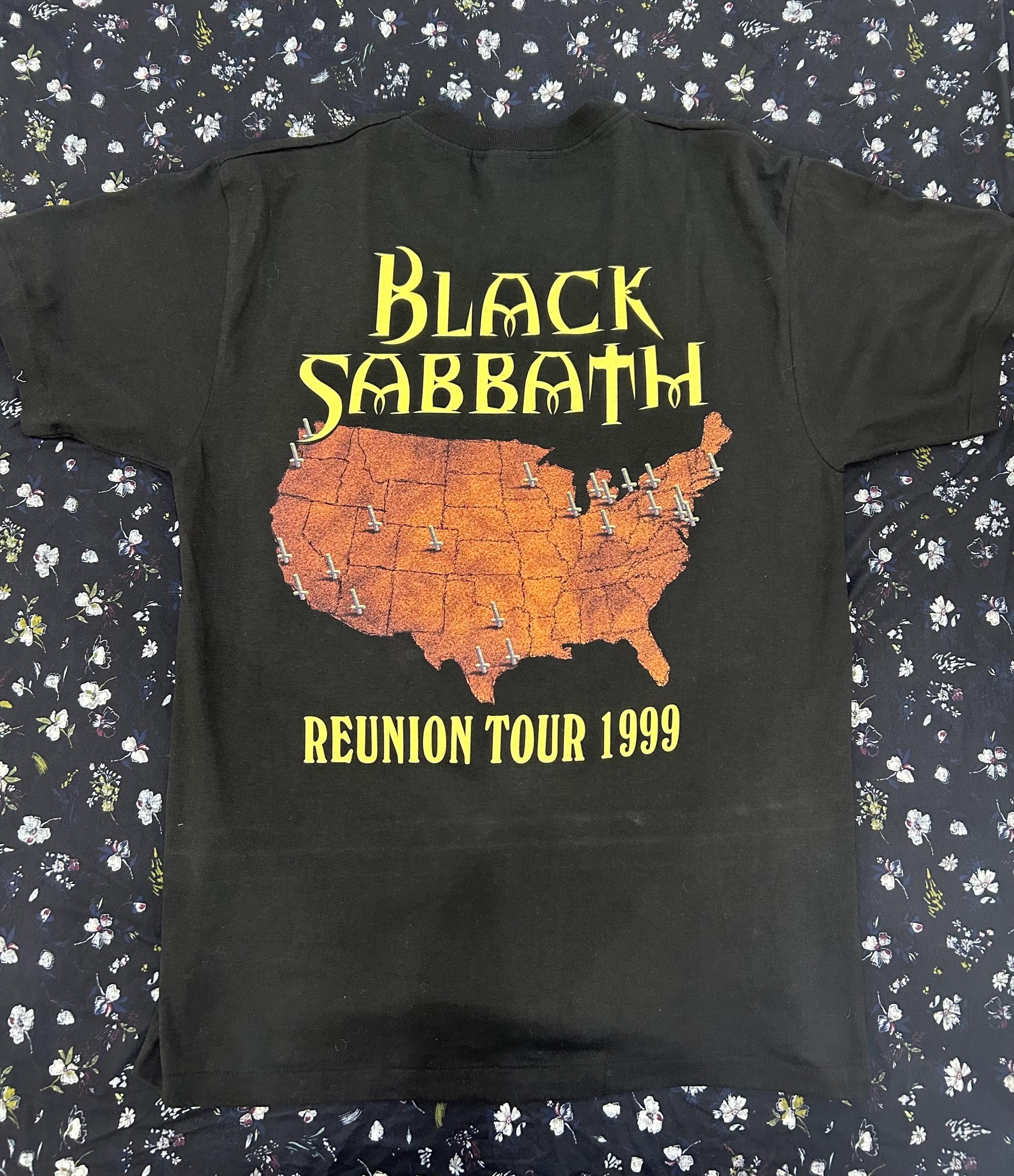 VINTAGE 1999 Black Sabbath Reunion Tour Tshirt - SIZE Large - Etsy