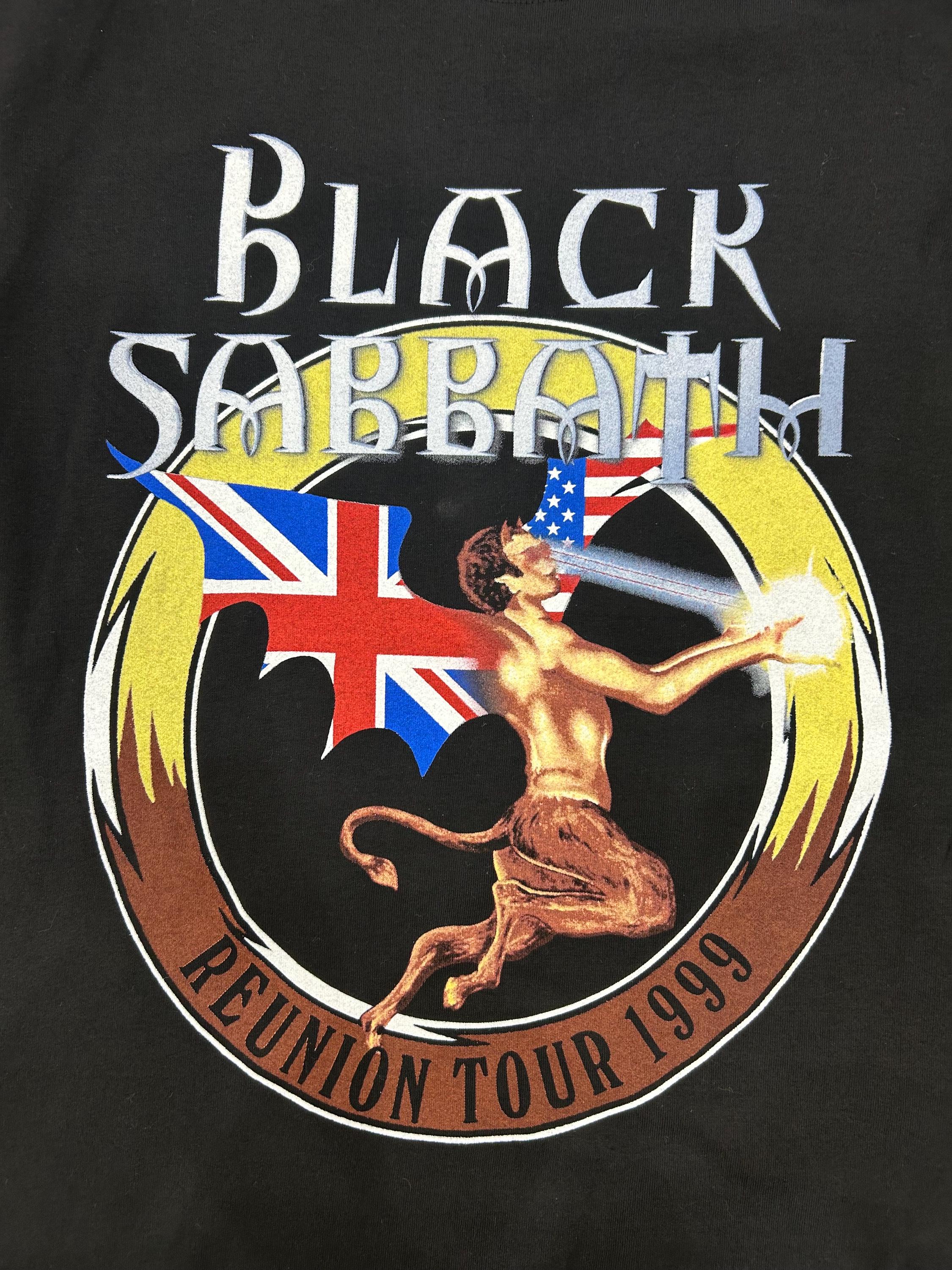 Black Sabbath 1999 バンドTシャツ VINTAGE 1999 Black Sabbath Reunion Tour Tshirt - SIZE Large - Etsy