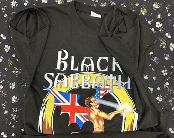 VINTAGE 1999 Black Sabbath Reunion Tour Tshirt - SIZE Large - Etsy