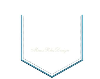 Pocket Applique Design Instant Download