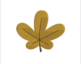 Fall Leaf Machine Embroidery Design, Embroidery Design, Instant Download