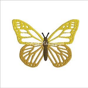 Butterfly Machine Embroidery Design Instant Download