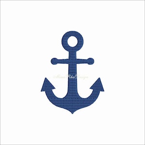 Anchor Fill Embroidery Design Pattern Instant Download