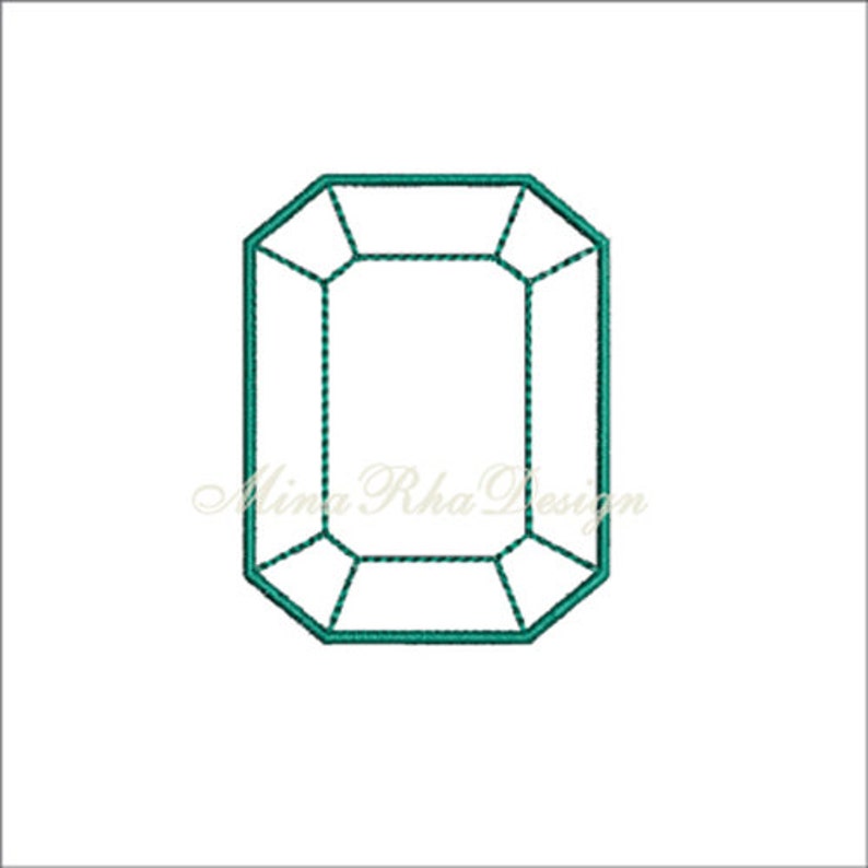 Jewelry Applique Gem Stone Machine Embroidery Gem Applique Etsy