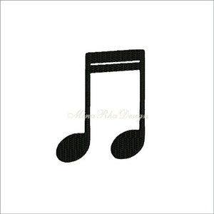 音楽ノート機械刺繍デザイン音楽ノート即時ダウンロード