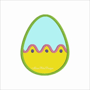 Osterei Applikation Design Maschine Embroidery Design Instant Download