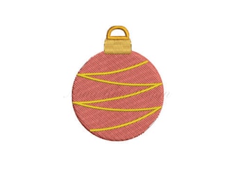 Diseño de bordado a máquina de adornos navideños