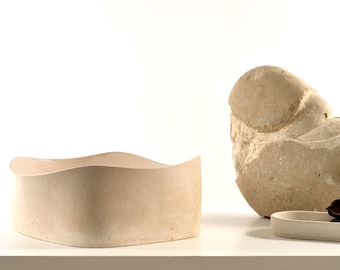 Libby Sink: The Waveform Stone Washbasin