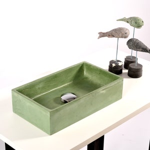 Made to Measure Bathroom Sink / Handcrafted Concrete Basin