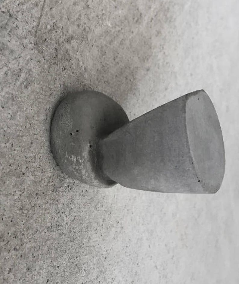 Concrete Wall Hooks / Modern Concrete Hook/ Concrete Wall Etsy