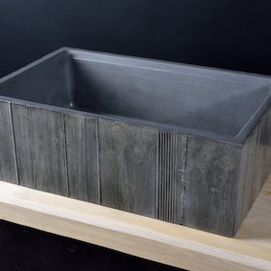 Large Washbasin with Patterns on the Outside