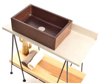 Elegant Brawn Mocha-Toned Washbasin: A Rich Addition to Your Bathroom