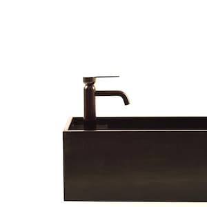 Industrial Basin Tap in Brushed Black / Brushed Black Faucet