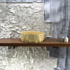 Tropical Radiance : The Banana Rind Inspired Yellow Washbasin
