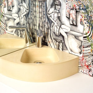 Helen of Troy Corner Washbasin: Elegance Through the Ages
