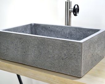 Witi Raw - Lavabo de salle de bain rectangulaire