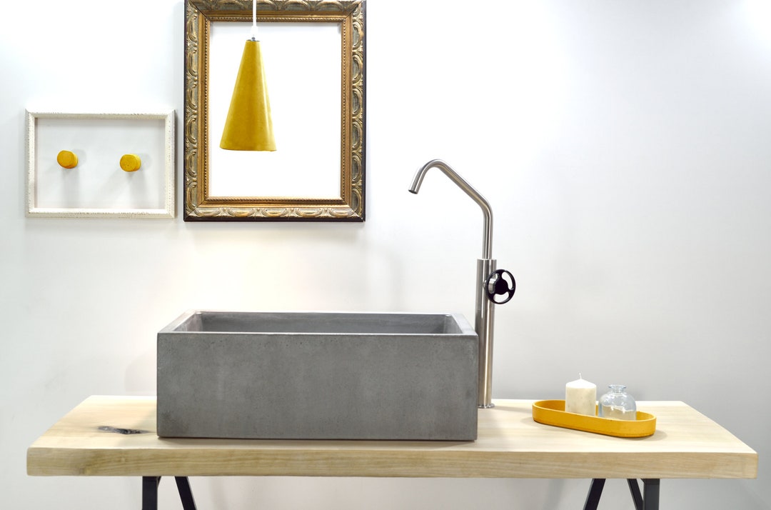 Big Rectangular Washbasin / Big Bathroom Sink - Etsy