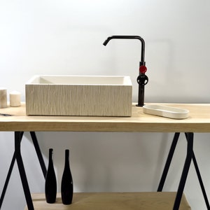 Concrete Sink - Concrete Bathroom Sink - Farmhouse Sink - Basin Sink - Bathroom Sink Vanity - Wash Basin