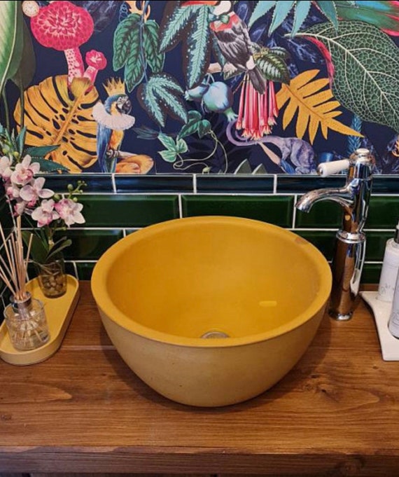 Colorful wash sale basin
