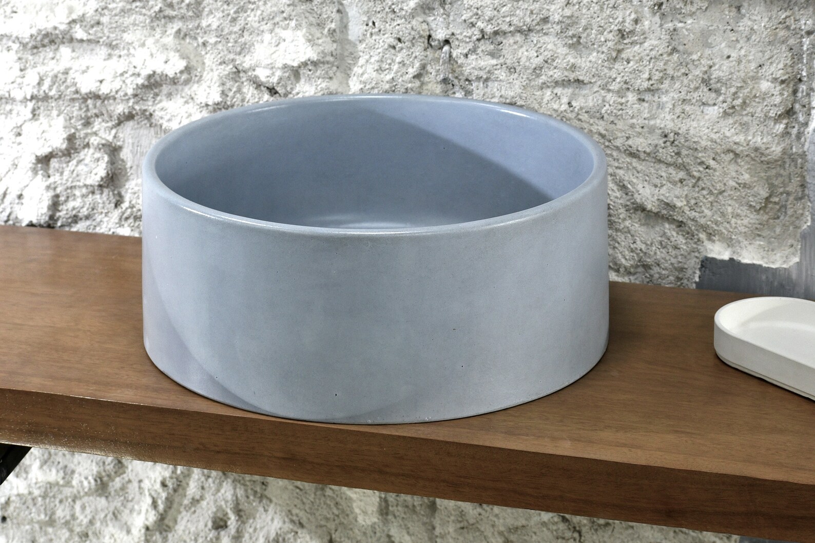 Bathroom Sink Sky Blue Color Concrete Vessel Sink Etsy