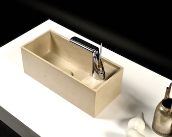 Tailor Made Bathroom Sink, Handcrafted Concrete Basin.