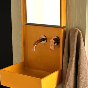Living Patina : A Faucet That Evolves Over Time / Wall Mount Faucet / Backsplash Tap