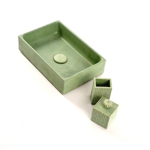 PLINT Rectangular Vanity Basin / Countertop Basin Green Color