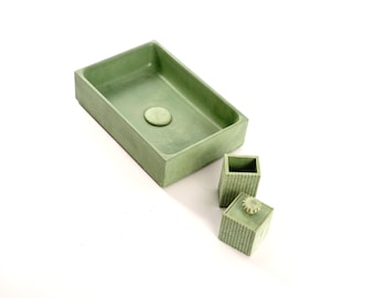 PLINT Rectangular Vanity Basin / Countertop Basin Green Color