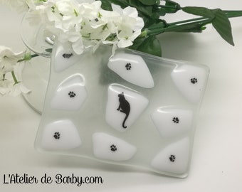 Porte Savon Chat Etsy
